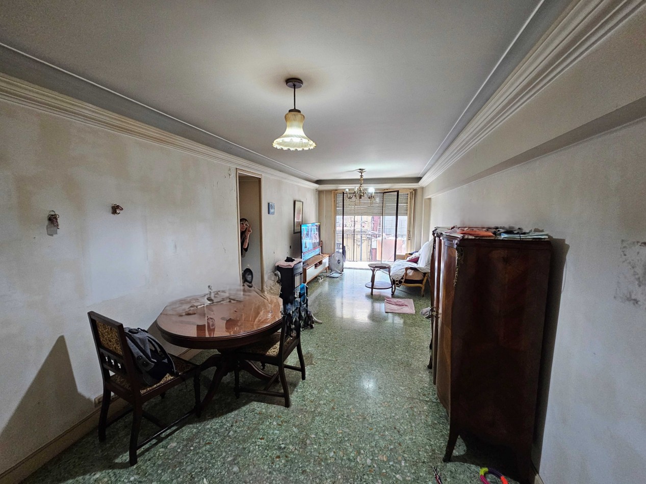 Semipiso balcon frente 84 m2. Living 3 dorm, Balvanera