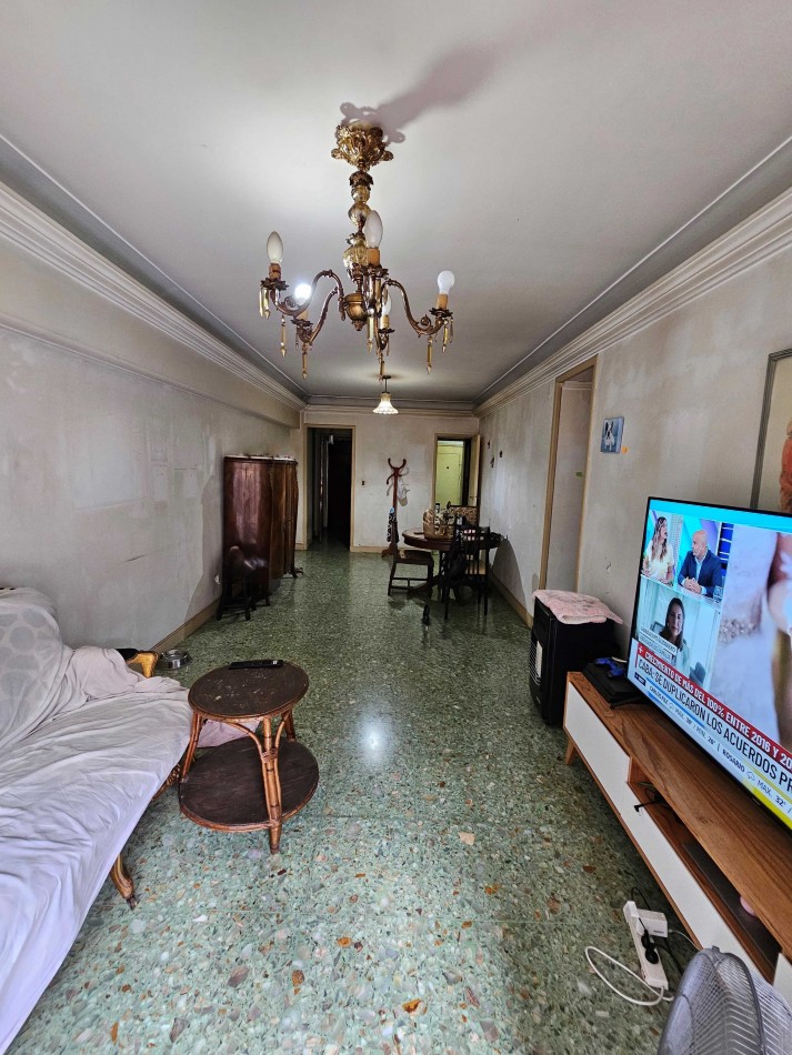 Semipiso balcon frente 84 m2. Living 3 dorm, Balvanera