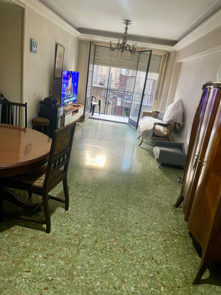 Semipiso balcon frente 84 m2. Living 3 dorm, Balvanera